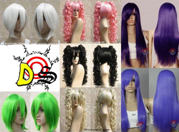 Perucas para cosplay